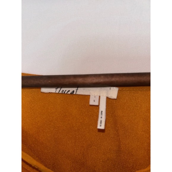 Anthropology Floreat L‎ Orange Boho Kimono Blouse Tunic Flowy Elegant - Picture 5 of 6